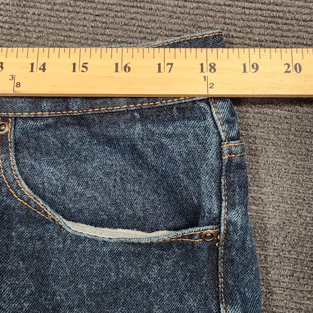 Berkley Jensen Jeans Women 36x30 Blue Cotton Straight Leg Casual Denim